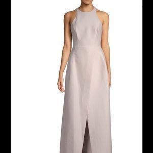 Halston Heritage A-Line Halter Gown